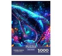 Balena Puzzle 1000 Piezas para Entretenimiento Creativo Clásicos Regalos Decoración del Rompecabezas Juguetes Desafiantes Adultos Y Niños A Partir De 12 Años 70x50cm/1000pcs
