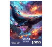 Balena Puzzle 1000 Piezas para Pasatiempo Creativo Regalo Diversión Decoración del Rompecabezas Juguetes Desafiantes Adultos Y Niños A Partir De 12 Años 52x38cm/1000pcs