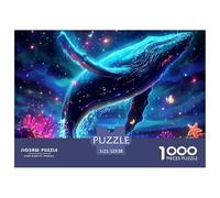Balena Puzzle 1000 Piezas para Pasatiempo Creativo Regalo Diversión Obra De Arte Rompecabezas Juguetes Desafiantes Adultos Y Niños A Partir De 12 Años 52x38cm/1000pcs