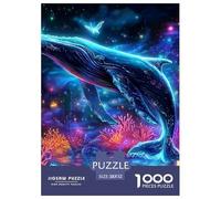 Balena Puzzle 1000 Piezas para Pasatiempo Creativo Regalo Diversión Obra De Arte Rompecabezas Juguetes Desafiantes Adultos Y Niños A Partir De 12 Años 52x38cm/1000pcs