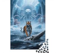 Balena Puzzle Imposible,desafío para Adultos Icy Ocean Scene Juego Educativo 1000 Piezas Obra De Arte De Juego De para Adultos Y Niños 1000pcs (75x50cm)