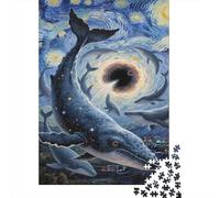 Balena Puzzles Imposible,desafío para Adultos Agujero Negro Juego Educativo 1000 Piezas Obra De Arte De Juego De para Adultos Y Niños A Partir De 12 Años 1000pcs (75x50cm)