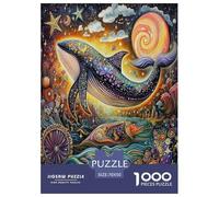 Balena Rompecabezas Imposible,desafío para Adultos Juego EduGatoivo 1000 Piezas Obra De Arte De Juego De para Adultos Y Niños 70x50cm/1000pcs