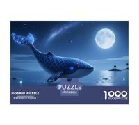 Balena1000 Pezzi Puzzle Cittàvida Silvestre Divertimento per Adulti per Adulti E Bambini Dai 12 Anni Regalo GioGatotolo ColoRatao per La Famiglia38x26cm/1000pcs