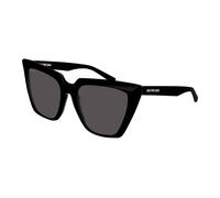 Balenciaga Mujer Balenciaga BB0046S 001 Gafas de sol Acetato Negro Gris Cat Eye Normal