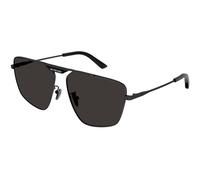 Balenciaga Hombre Balenciaga BB0246SA 001 Gafas de sol Metal Gris Gris Geométrico Normal