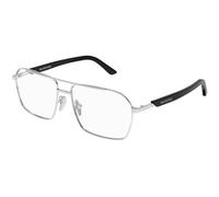 Balenciaga Hombre Balenciaga BB0248O 001 Monturas ópticas Metal Plata Cuadrada