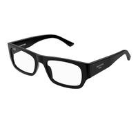 Balenciaga Hombre Balenciaga BB0370O 001 Monturas ópticas Acetato Negro Transparente Cuadrada