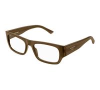 Balenciaga Hombre Balenciaga BB0370O 004 Monturas ópticas Acetato Marrón Transparente Cuadrada