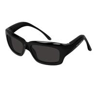 Balenciaga Hombre Balenciaga BB0385S 001 Gafas de sol Bio-inyección Negro Gris Cuadrada