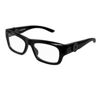 Balenciaga Hombre Balenciaga BB0410O 001 Monturas ópticas Acetato Negro Transparente Cuadrada