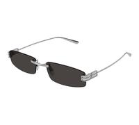 Balenciaga Hombre Balenciaga BB0488S 001 Gafas de sol Metal Rutenio Gris Cuadrada