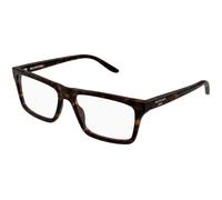 Balenciaga Hombre Balenciaga BB0499O 002 Monturas ópticas Acetato la Habana Transparente Cuadrada