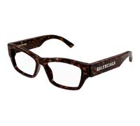 Balenciaga Hombre BB0377O 002 Monturas ópticas Acetato la Habana Transparente Cuadrada