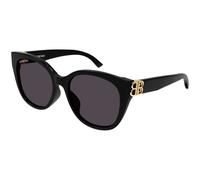 Balenciaga Mujer Balenciaga BB0103SA 001 Gafas de sol Acetato Negro Gris Cat Eye Normal