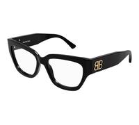 Balenciaga Mujer Balenciaga BB0326O 001 Monturas ópticas Acetato Negro Transparente Cuadrada