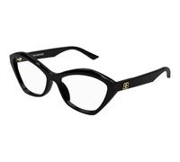 Balenciaga Mujer Balenciaga BB0341O 001 Monturas ópticas Acetato Negro Transparente Cat Eye