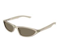 Balenciaga Mujer Balenciaga BB0402S 004 Gafas de sol Acetato Beige Marrón Redonda