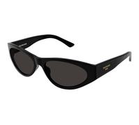 Balenciaga Mujer BB0367S 001 Gafas de sol Acetato Negro Gris Redonda
