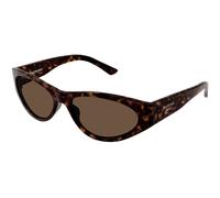 Balenciaga Mujer BB0367S 002 Gafas de sol Acetato la Habana Marrón Redonda