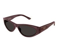 Balenciaga Mujer BB0367S 004 Gafas de sol Acetato Violeta Gris Redonda