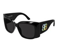 Balenciaga Mujer BB0443S 002 Gafas de sol Acetato Negro Gris Mariposa