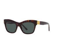 Balenciaga Mujer Sunglass BB0132S - Color del Marco: Marrón, Color de la Lente: Verde