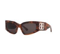 Balenciaga Mujer Sunglass BB0321S - Color del Marco: Carey, Color de la Lente: Gris