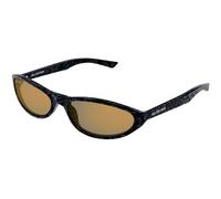 Balenciaga Unisex Balenciaga BB0007S 010 Gafas de sol Acetato Negro Redonda