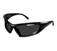 Balenciaga Unisex Balenciaga BB0318S 001 Gafas de sol Bio-inyección Negro Gris Geométrico