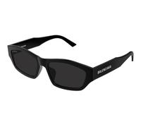 Balenciaga Unisex Balenciaga BB0448SK 001 Gafas de sol Acetato Negro Gris Geométrico
