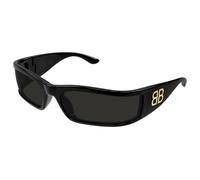Balenciaga Unisex Balenciaga BB0458S 001 Gafas de sol Acetato Negro Gris Máscara