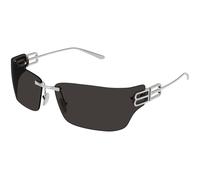 Balenciaga Unisex Balenciaga BB0485SA 001 Gafas de sol Metal Rutenio Gris Cuadrada