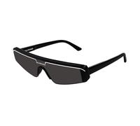 Balenciaga Unisex BB0003S 001 Gafas de sol Acetato Negro Gris Máscara Normal