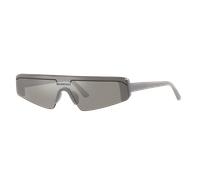 Balenciaga Unisex Sunglass BB0003S - Color del Marco: Gris, Color de la Lente: Plateado