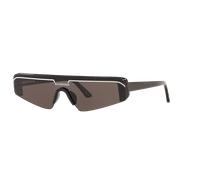 Balenciaga Unisex Sunglass BB0003S - Color del Marco: Negro Brillante, Color de la Lente: Gris