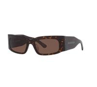 Balenciaga Unisex Sunglass BB0328S - Color del Marco: Carey, Color de la Lente: Marrón
