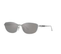 Balenciaga Unisex Sunglass BB0357SA - Color del Marco: Plateado, Color de la Lente: Plateado