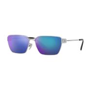 Balenciaga Unisex Sunglass BB0374SK - Color del Marco: Plateado, Color de la Lente: Morado