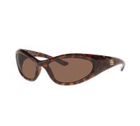 Balenciaga Unisex Sunglass BB0384S - Color del Marco: Carey, Color de la Lente: Marrón