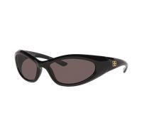 Balenciaga Unisex Sunglass BB0384S - Color del Marco: Negro, Color de la Lente: Gris