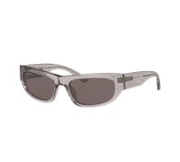Balenciaga Unisex Sunglass BB0388S - Color del Marco: Gris, Color de la Lente: Gris