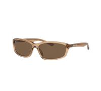 Balenciaga Unisex Sunglass BB0401S - Color del Marco: Marrón claro, Color de la Lente: Marrón
