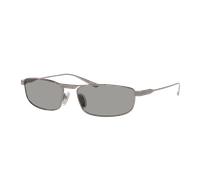 Balenciaga Unisex Sunglass BB0451S - Color del Marco: Plateado, Color de la Lente: Gris
