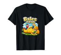 Bales of Fun Country Farm Pun Heno Bale Kids Slide Camiseta