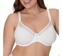 Bali Brasier con Aros para Mujer, One Smooth U, Ultraligero, Brasier Convertible, Blanco, 75 E (Talla del Fabricante: 34DD)