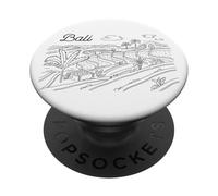 Bali Campos de Arroz Terrazas Tegalalang Ceking Paisaje Ubud PopSockets PopGrip Adhesivo