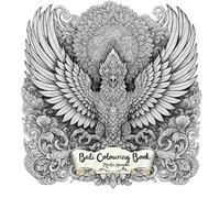 Bali Coloring Book - Relaxing Indonesian Island Line Art, Mandala & Floral Designs for Stress Relief: Bali Island Line Art Illustration - Intricate ... Printable Wall Art & Coloring Design