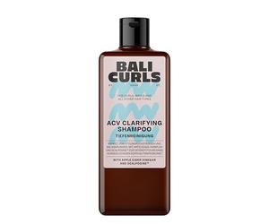 BALI CURLS ACV Clarifying Champú limpiador profundo con complejo de vinagre de manzana y scalposine™ - Restablecimiento del cuero cabelludo y cuidado de rizos - Adecuado para métodos