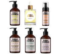 Bali Curls Complete Curl Care Kit - rutina completa de cuidado y peinado para rizos definidos - Champú, acondicionador, volumen, cuidado y definición